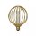 LED Leuchtmittel 2700K Metall Gold E27 H:16 cm Käfig