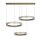 LED Pendelleuchte CCT 2700-4000K Sandfarben B:45 cm
