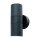 Außenwandleuchte Glas Schwarz GU10 IP65 T:9,3 cm