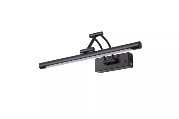 LED Wandleuchte Akku 3000-6500K Metall Schwarz kabellos