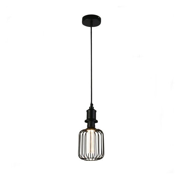 LED Leuchtmittel 2700K Glas Metall Schwarz E27 Ø12 cm
