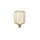 LED Leuchtmittel 4000K Glas Metall Gold E27 H:16,9 cm