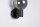 Wandlampe Metall Rauchglas Schwarz G9 IP44 H:12,4 cm