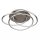 LED Deckenlampe 3000K Metall Silber Ø48 cm Lichtring
