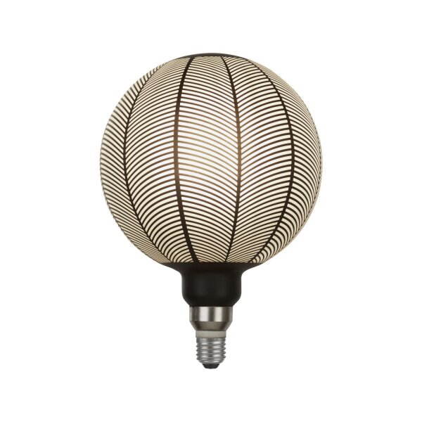 LED Leuchtmittel 1800K Glas Schwarz E27 H:28,5 cm