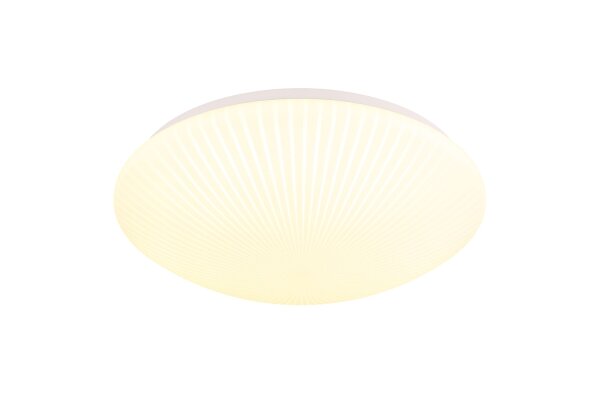 LED Deckenlampe 2700-4000K Metall Weiß Ø38,5 cm flach