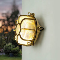 Lampe murale SIFNOS laiton IP64 ronde Ø24cm mur...
