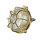 Lampe murale SIFNOS laiton IP64 ronde Ø24cm mur extérieur