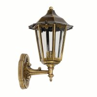 Lampe murale ext&eacute;rieure laiton IP43 Rustique porte...