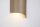 LED Außenleuchte Up Down 3000K Aluminium Glas Gold IP65