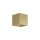 Wandlampe Up Down Aluminium Gold G9 H:9,7 cm eloxiert