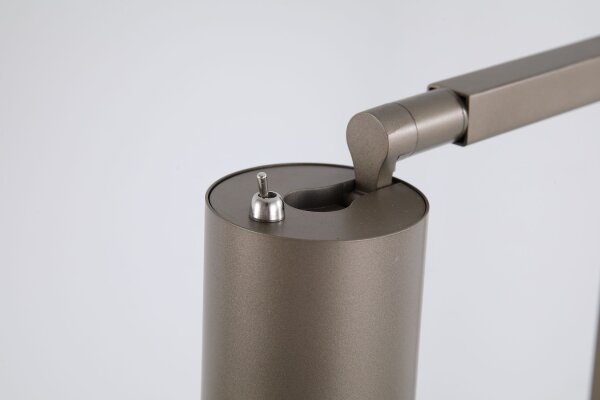 Tischlampe flexibel Aluminium Bronze-Braun GU10 H:40 cm