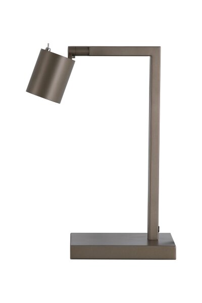 Tischlampe flexibel Aluminium Bronze-Braun GU10 H:40 cm