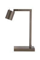 Tischlampe flexibel Aluminium Bronze-Braun GU10 H:40 cm