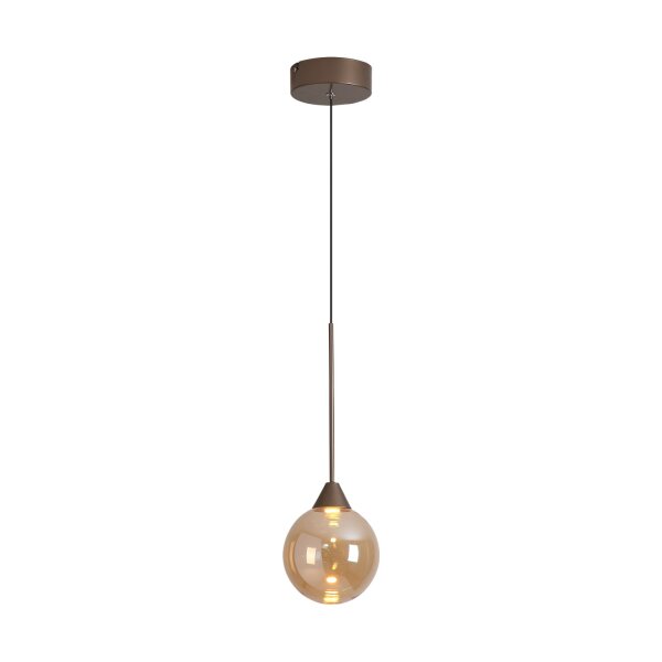 LED Pendelleuchte 2700-4000K Glas Bronze Champagner