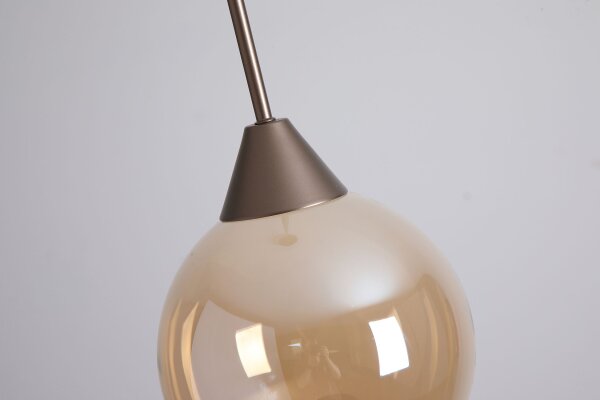 LED Pendelleuchte 2700-4000K Glas Bronze Champagner