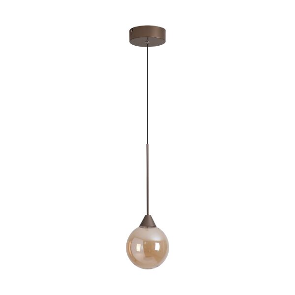 LED Pendelleuchte 2700-4000K Glas Bronze Champagner