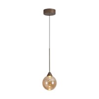LED Pendelleuchte 2700-4000K Glas Bronze Champagner