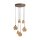 LED Hängelampe 2700-4000K Glas Bronze Champagner Ø50 cm
