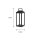 LED Tischleuchte Akku 3000K Aluminium Glas Schwarz IP54