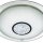 LED Deckenlampe 4000K Glas Metall Chrom IP44 Ø41 cm