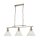 Pendelleuchte Glas Metall Messing Antik E27 L:95 cm