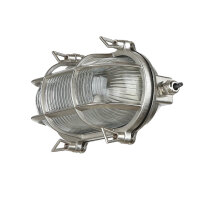 Applique murale extérieure Nickel Maritim IP64...