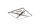 LED Deckenleuchte dimmbar 3000K Aluminium Silber modern