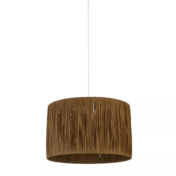Lampenschirm Raffia Geflecht Natur E14 E27 H:22 cm Loft