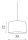 Lampenschirm Raffia Geflecht Natur E14 E27 H:22 cm Loft