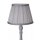 Lampenschirm Seide Silber E14 E27 Ø20 cm Plissee Loft