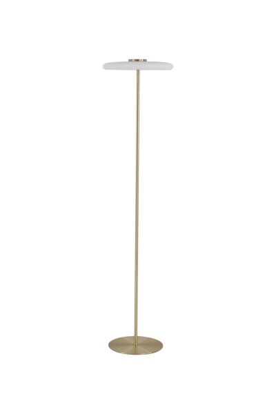 LED Stehleuchte dimmbar 3000K Glas Messing H:142 cm