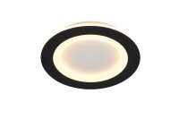 LED Deckenlampe Fernbedienung 3000-6500K Schwarz...