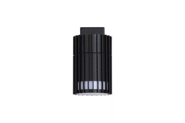 Außenleuchte Aluminium Schwarz GU10 IP44 T:11,3 cm