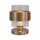 Tischleuchte Glas Messing Antik E27 H:23,8 cm Modern