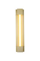 LED Wandlampe 3000K Edelstahl Gold IP44 H:60 cm modern