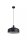 Hängelampe Metall Schwarz Weiß E27 Ø37 cm Loft