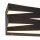 LED Wandlampe 3000K Metall Sandschwarz T:19 cm modern