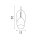 LED Wandlampe 3000K Glas Metall Bronze-Braun Champagner