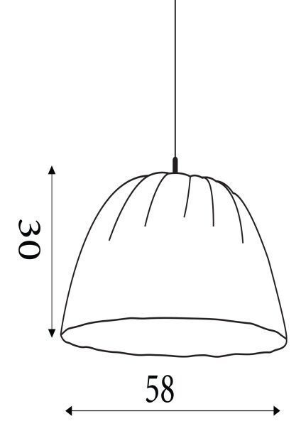 Lampenschirm Bambus Geflecht Natur Blau E14 E27 Ø58 cm