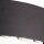 LED Wandlampe Außen 3000K Sandschwarz IP44 Up Down