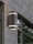 Außenwandleuchte Aluminium Glas Grau GU10 IP44 T:11 cm