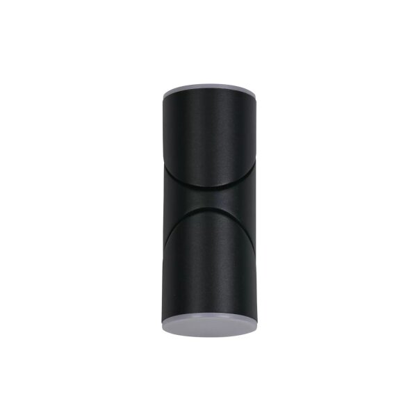 LED Außenwandleuchte Up Down 3000K Metall Schwarz IP65