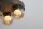 LED Deckenlampe 3000K Glas Bronze Champagner H:19 cm
