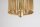 Deckenlampe Metall Gold E14 B:30 cm 3-flammig Zylinder