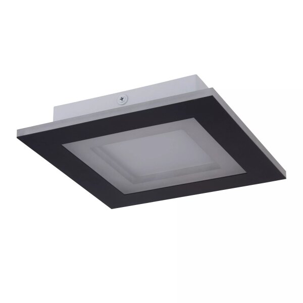 LED Deckenleuchte dimmbar 3000-6500K Schwarz L:25 cm