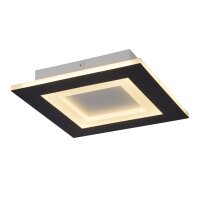 LED Deckenleuchte dimmbar 3000-6500K Schwarz L:25 cm