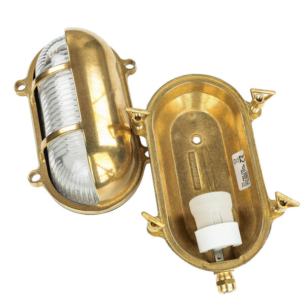 Applique extérieure laiton ovale IP64 Maritim porte dentrée