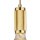 Pendelleuchte Metall Gold E27 Ø10 cm Retro Textilkabel
