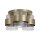 Deckenlampe Glas Metall Messing Antik E27 L:22cm Modern